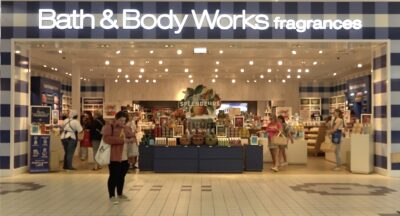 (Photo : Leah Martin) La nouvelle boutique de produits parfumés Bath & Body Works fragrances, à Place du Royaume, à Chicoutimi.