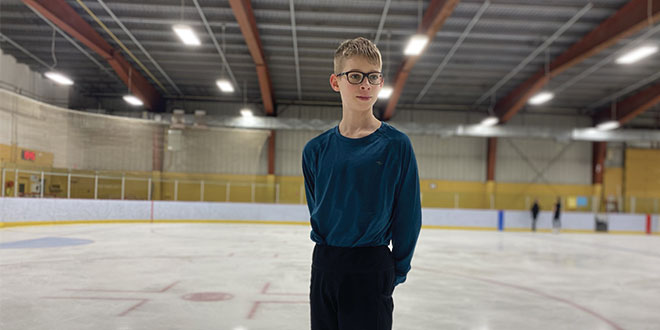 Victor Tremblay a débuté le patin à l’âge de trois ans dans le club Les fines lames de Chicoutimi.