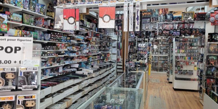 Les differents produits offertes au magasin Cartomanie.