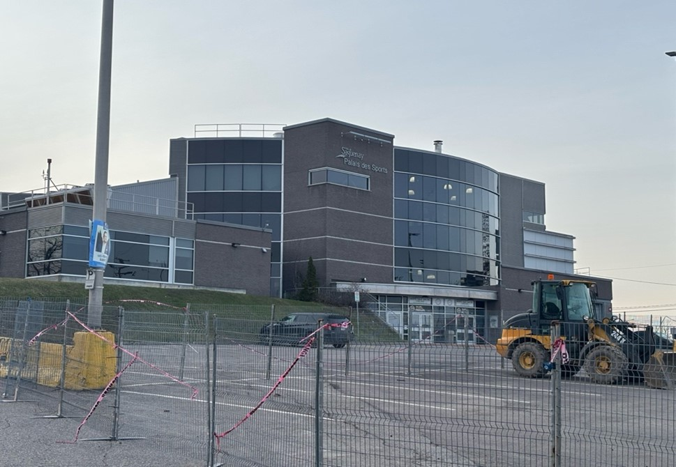 Le palais des sports, l'aréna principale de l'arrondissement de Jonuquière