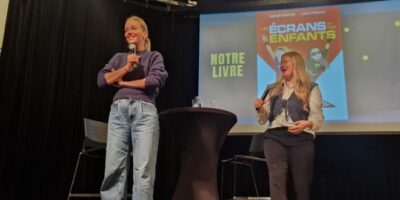 Julie Parent et Sarah Hamel en conférence à la bibliothèque de Chicoutimi