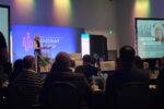 La présidente de la Banque de développement du Canada (BDC), Isabelle Hudon, fait une conférence.