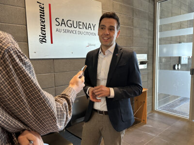 Charles Milliard de passage à Saguenay