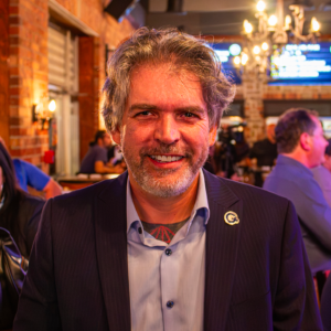 Le candidat de Jonquière pour le Parti Québecois, Jimmy Bouchard.