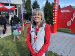 Portrait de la présidente du Challenger, Caroline Delisle.